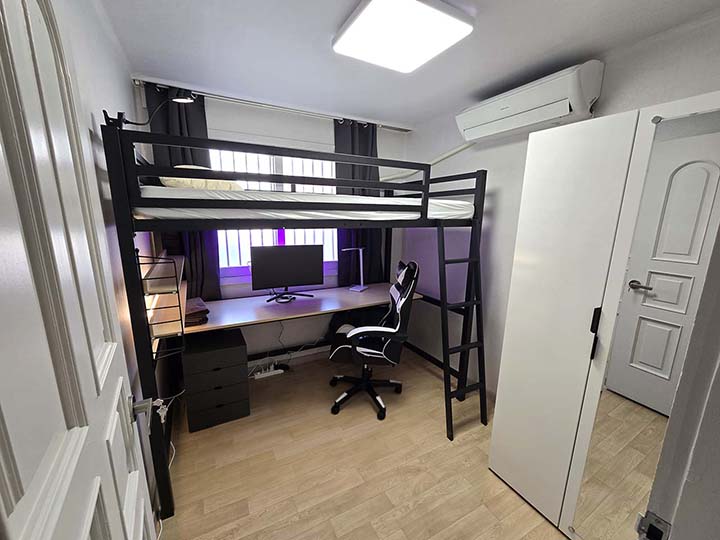 Chambre Essentielle Gaming à Hongdae (Sangsu), Séoul – bureau et espace de travail
