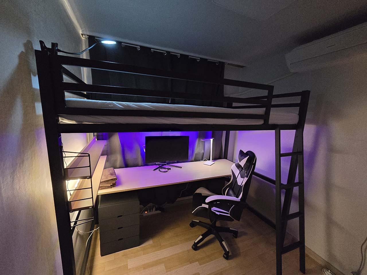 Chambre Gaming de nuit