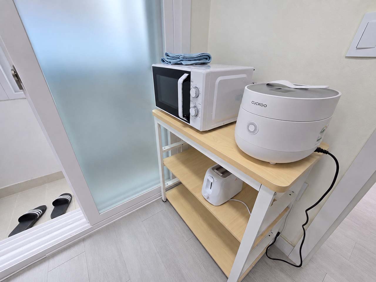 Électroménager de la sharehouse de Mangwon