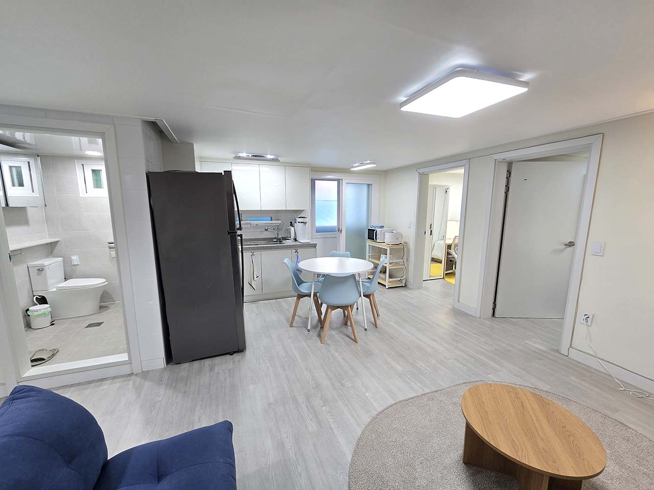 Plan d'ensemble des espaces communs de la sharehouse de Mangwon